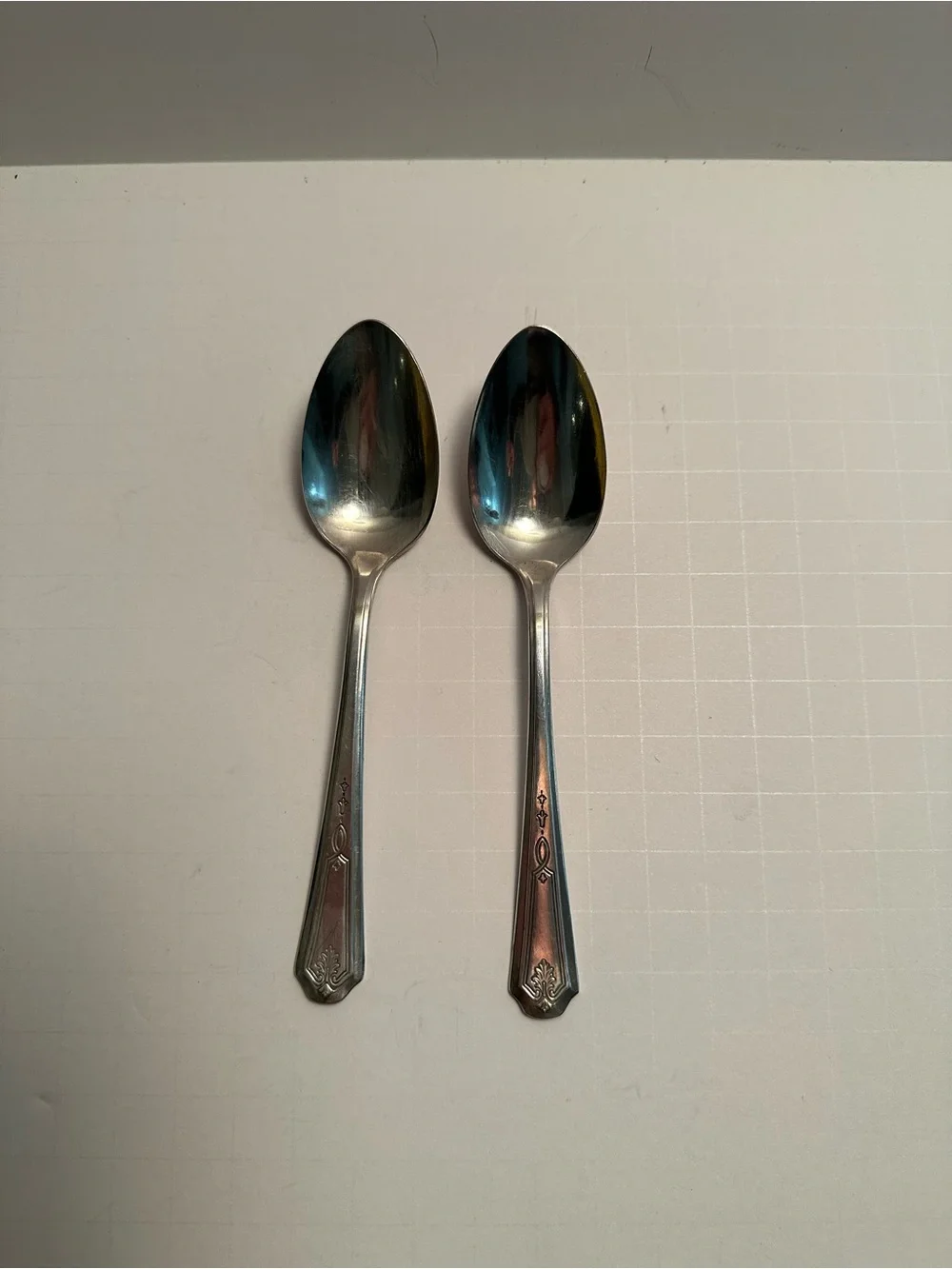 Vintage Fuller A.1 Silverplate Spoon 1920s Lot of 2